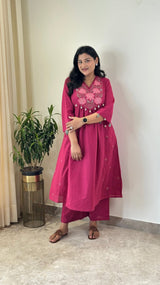 Elegant Cotton Kurta Pant Set