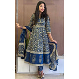 beautifully crafted 3-piece cotton suit set