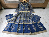 beautifully crafted 3-piece cotton suit set