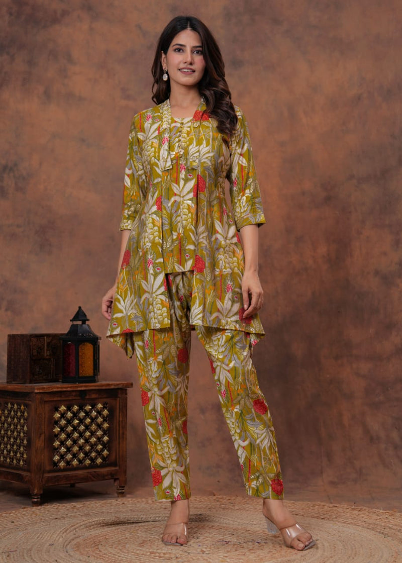 Butterfly Jacket Style Cord Set