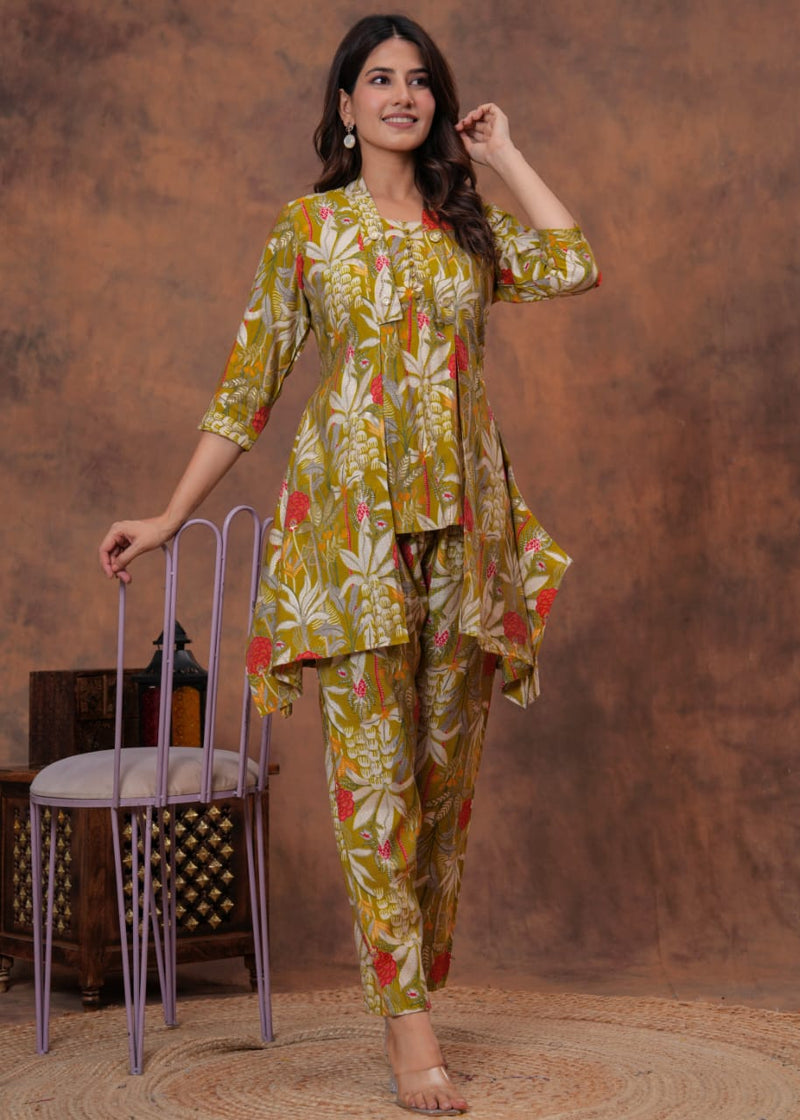 Butterfly Jacket Style Cord Set