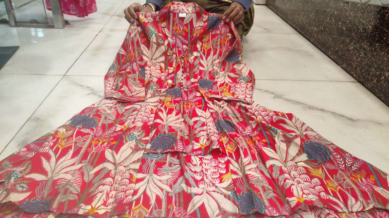Butterfly Jacket Style Cord Set