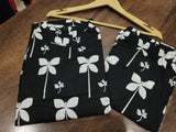 trendy A-line pattern with cut sleeves Premium Floral Fine Cotton Co-ord Set