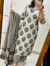 Flared Anarkali Kurta Set