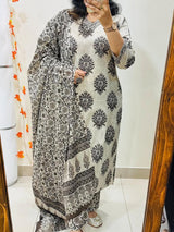 Flared Anarkali Kurta Set