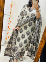 Flared Anarkali Kurta Set