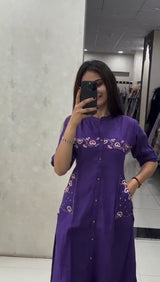Premium Cotton Slub elegant Cotton Flex Coord Set
