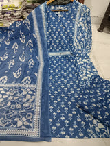 NEW LAUNCH – PURE COTTON BLOCK PRINT SUIT SET