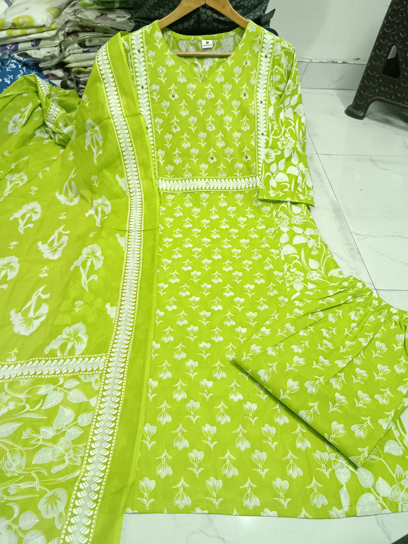 NEW LAUNCH – PURE COTTON BLOCK PRINT SUIT SET