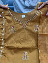Premium Mul Chanderi Anarkali Suit Set