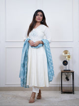 Premium Dazzling Cotton Flex Anarkali Set