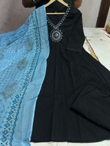 Premium Dazzling Cotton Flex Anarkali Set