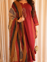 Premium Heavy Cotton A-Line Suit Set