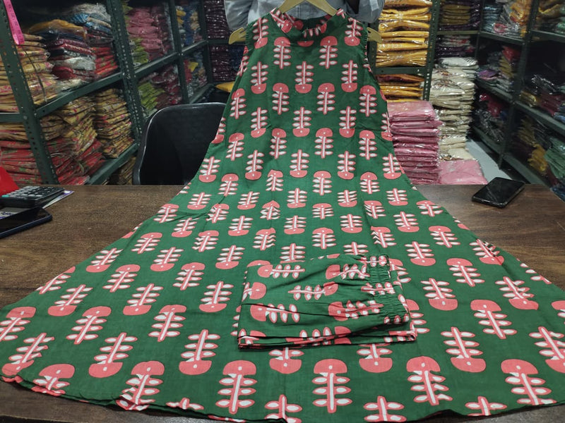 Pure Cotton designer A-line Co-ord Set