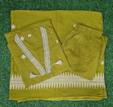 Premium Heavy Cotton Embroidered Suit Set
