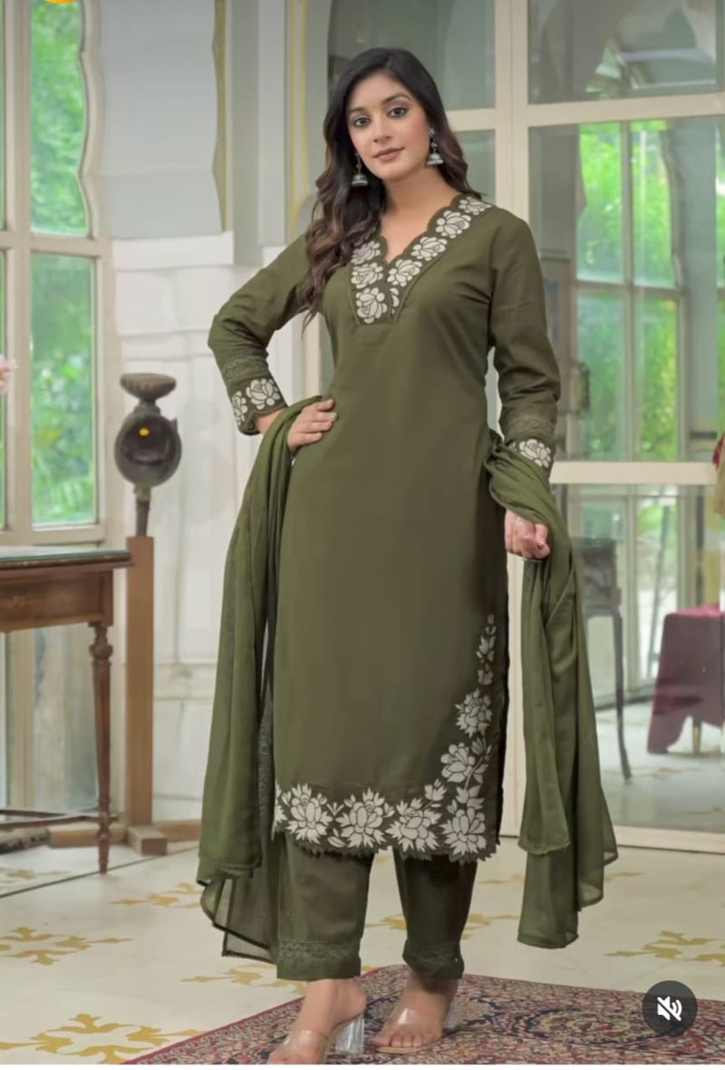 Premium Cotton Slub Party Wear Set