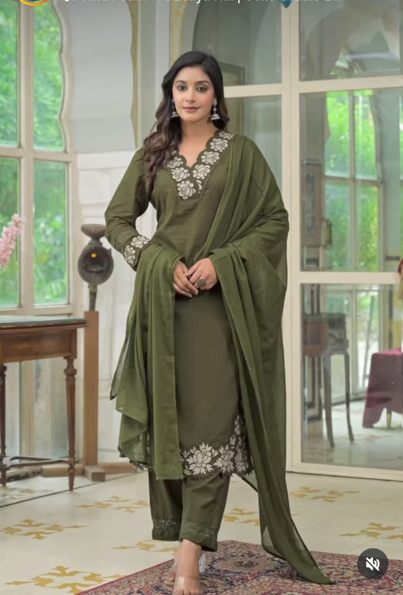 Premium Cotton Slub Party Wear Set