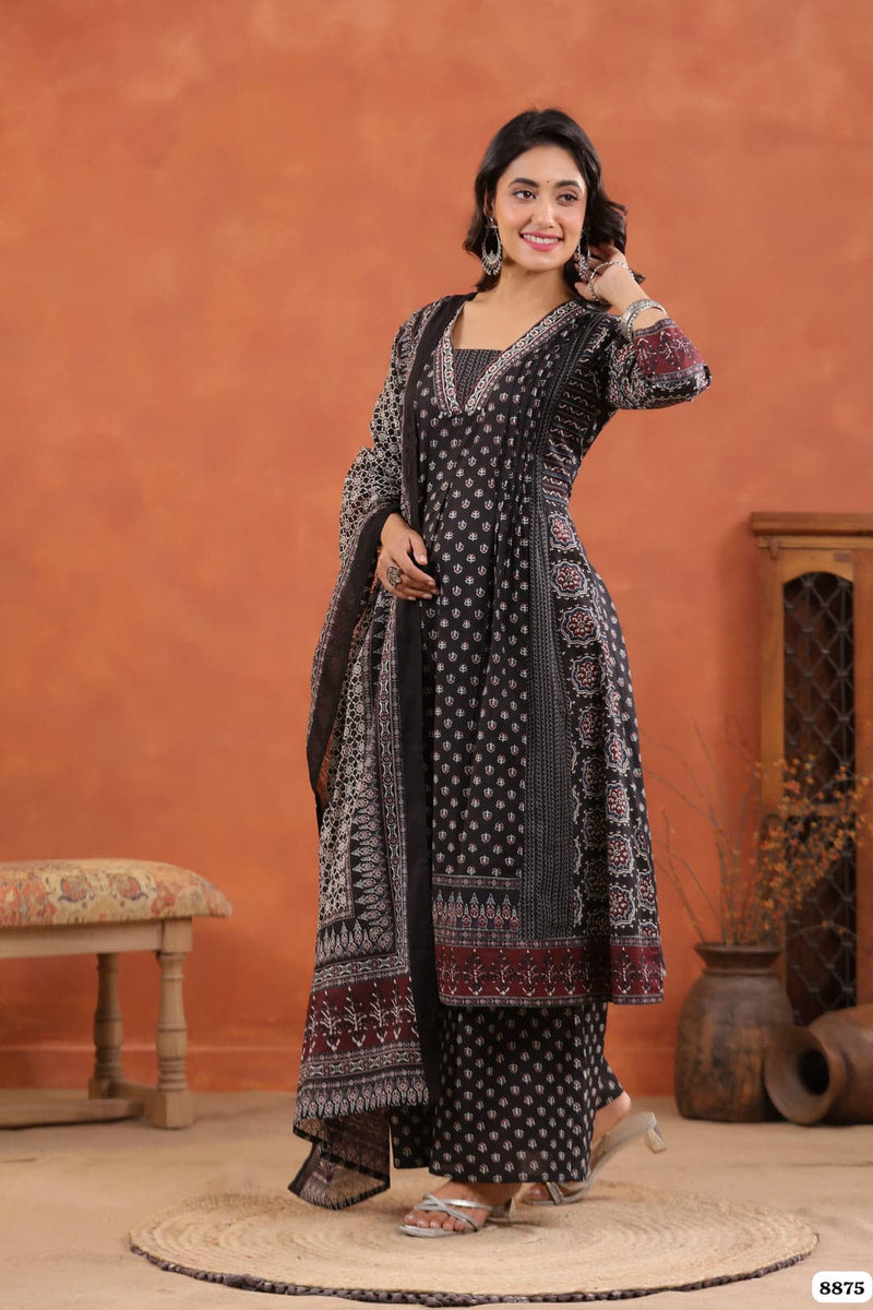Designer Azrak Taj Cotton Suit Set