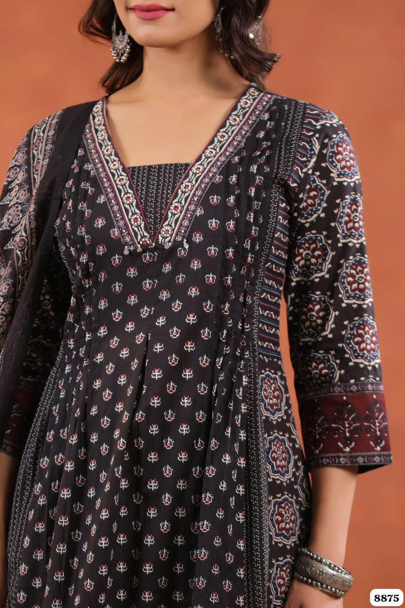Designer Azrak Taj Cotton Suit Set