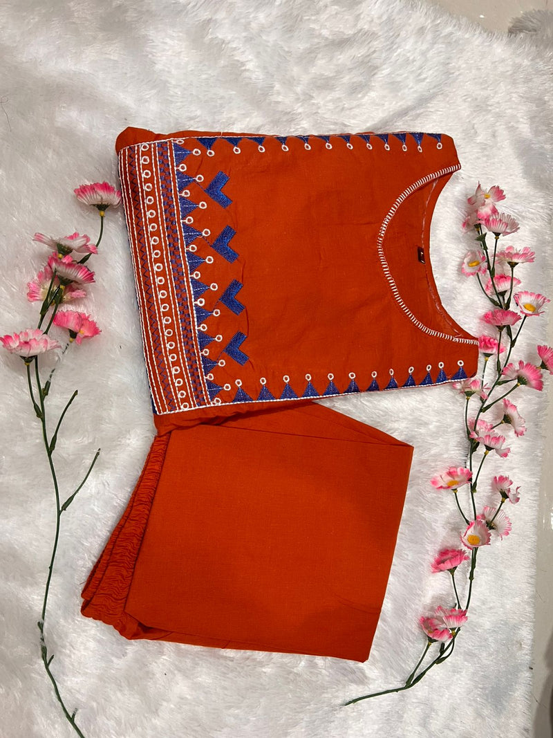 Beautiful Pure Cotton Kurti Pant Set