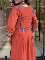 Beautiful Pure Cotton Kurti Pant Set