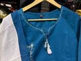 Beautiful Pure Cotton Kurti Pant Dupatta Set