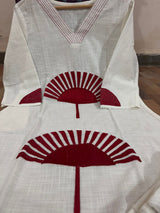 Premium Cotton Slub kurti pant set