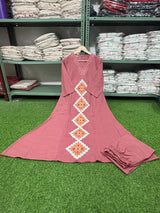 Pure Cotton Slub PREMIUM EMBROIDERED CO-ORD SET