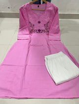 OFFICE ELEGANCE classy Cotton Kurti Pant Set