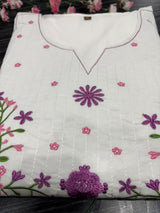 OFFICE ELEGANCE classy Cotton Kurti Pant Set