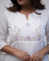 OFFICE ELEGANCE classy Cotton Kurti Pant Set