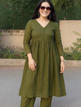 Premium Rayon kurti pant set