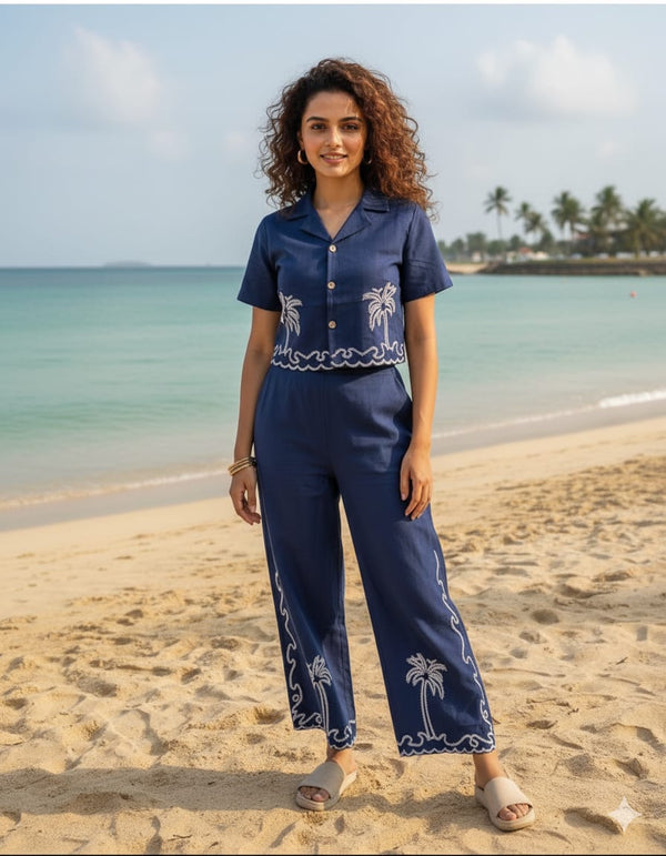 Soft & Breathable Cotton Slub Premium Cotton Slub Co-Ord Set