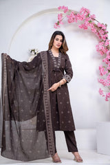 Women Pure Cotton 60x60 Embroidered Kurta Pant Set | M–XXL | 5 Colours