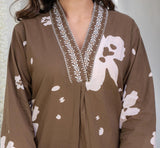 Premium Heavy Cotton Embroidered Kurti Pant Dupatta Set | M–7XL Women Ethnic Wear