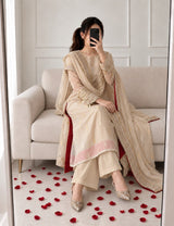 Women’s Banarasi Soft Silk Kurta Pant Dupatta Set with All-Over Traditional Work | Premium Festive Wear Suit